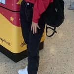 ZARA High-Waisted Jeans in Dark Wash Size 0 Photo 2