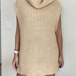 ZARA Women's Tan Knitted Sweater Vest Size M Photo 4