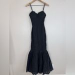 Lulus  Instinctively Stunning Black Lace Trumpet Bustier Maxi Dress size Small Photo 6