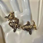 Bergdorf Goodman vintage gold tone bee bracelet Photo 6