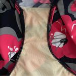 MiracleSuit Bold Flowers pink grey black square neck one piece swimsuit Size 14 Photo 7