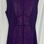 Esley Purple Mini Dress with Studded Design short sleeve midi 
Party NWT Photo 0