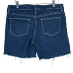 The Limited  Denim Cutoff Shorts Womens 10 Dark Wash Frayed Hem Stretch Casual Photo 2