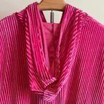 Colsie Women's Pink Ribbed Velvet Zip Photo 6