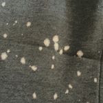 T2Love Women’s Grey with Bleach Spot Joggers Gray Size L Photo 3