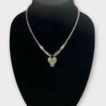 Brighton Silver Plate Blaire Reversible Heart Pendant Necklace Photo 0