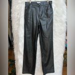 Pistola  Cassie wide leg flare faux leather pants black Photo 2