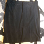 Old Navy  black/grey pinstriped pencil skirt sz 14 Photo 0