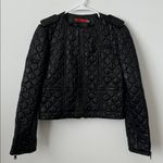 Alice + Olivia  Siri Quilted Studded Black 100% Lamb Leather Jacket Size: M Photo 1