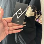 Black and Gold Sequin Women's Sweatshirt Size XXL Photo 7