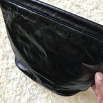 Vintage Sidonie Larizzi Clutch Bag Italian Fine Leather Black Silver 80s Italy Photo 5