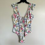 One Piece Floral Swimsuit V Photo 2
