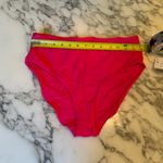 Quince NWT Italian High Rise Hibiscus Pink Bikini Bottom Swimwear Sz L Photo 9