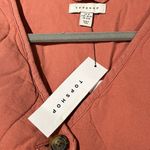 Topshop NWT washed quilted ovoid jacket in pink Photo 7