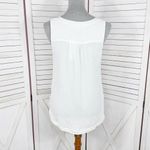 Soft Surroundings  Oceo Gauze Tank Top Ivory XS Photo 3