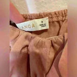 O. Vianca  Women’s Long Sleeves Ruched Wrap‎ Cropped Top Size M Photo 4