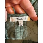 Madewell  Green Corduroy Quilted Mini Skirt Size 4 Photo 3