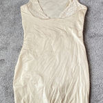 Maidenform  Beige Lace Trim Shapewear Slip Dress SIZE XL Photo 0