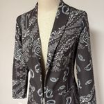 *NEW* Avery Paisley Blazer Gray Photo 0