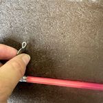 Silver Tone Pewter Initial Monogram M Charm Pendant Necklace Photo 6