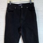 L.A. Blues Vintage black high waisted jeans stretchy, 30"X28" Photo 9