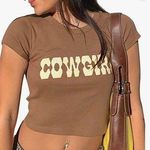 cowgirl tee Brown Photo 0