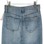 Jessica Simpson  Womens Maxi Drape Front Denim Skirt‎ Sweet Pea Size 25 NWT Photo 3