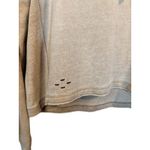 Colsie Beige Distressed Hooded Long Sleeve Casual Comfy Sweatshirt Women Sz XS Photo 3