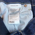 Paige  Verdugo Crop Blue Denim Ankle Jeans Photo 14