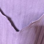 Pact Ribbed Notch Neck Long Sleeve Shirt Purple XXL Photo 4