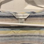 Christopher & Banks Christopher Banks Striped Linen Cotton Blend Sleeveless Shift Dress Womens Sz L Photo 2