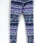 Zella Womens Live In Slim Athletic Leggings Purple League Jungle Stripe Size XXS Photo 2