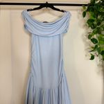 LIONESS NWT Revolve Field Of Dreams Maxi Dress Soft Blue size M Medium Viral Photo 6