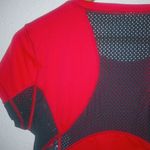 FILA  Performance M Running Short Sleeved Mesh Insert Floral Design Top Photo 6