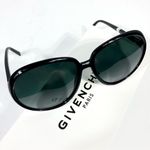 Givenchy GV 7180/S Black Sunglasses Gradient 61mm Round Oval Flash NEW Photo 0