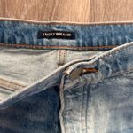 Lucky Brand  Women's High Rise Light Blue Mom Jeans 16/33 Distressed Button Fly Photo 3