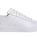 Adidas NWT Women's White and Gold Grand Court 2.0 Sneakers sz 9 Photo 3