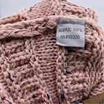 C.C. knit chunky beanie in confetti pink Photo 3