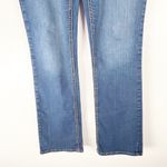 Wrangler Blue Denim Mid Rise Five Pockets Distressed Bootcut Jeans Size 10 Photo 9
