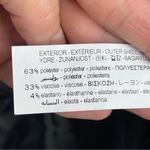 ZARA Single Breasted Black Long Classic Fit Blazer Jacket Shoulder Pads Size 10 Photo 12