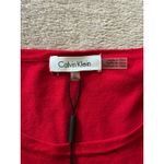 Calvin Klein Women's Color Block Pullover Sweater Long Sleeve Knit Top Sz XL Photo 3