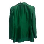 Kasper Myrtle Green Sz. 6 Petite 100% Silk Blazer W/ Matching Skirt NWT Career Photo 1