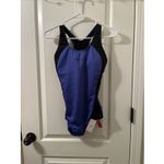 Baleaf Swimwear Women's Size 34 Racerback Athletic One Piece Swimsuit Blue Black Photo 7
