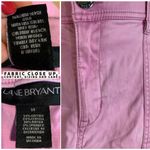 Lane Bryant ORCHID PINK SKINNY LEG CORSET HEM PANTS (18) Photo 10