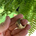 Quartz Digital LCD Ring Watch Expansion Band Gold Toned UNTESTED Needs Battery Photo 3