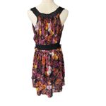 Dolce & Gabbana Silk Floral Mini Dress Multicolor Size IT 44 US 8 Photo 2