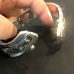 TAXCO Sterling Silver 925 and Abalone Shell Inlay Hinged Cuff Bracelet Photo 10