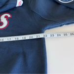 Stitches Women’s Texas Rangers Navy Blue Hoodie Size M Photo 10