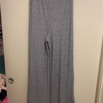SO  Womens Flare Leg Gray Ribbed Lounge Pants Juniors XXL Waist 30” 32” Photo 5