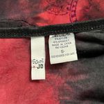 Sami & Jo Y2K red & white abstract paisley rose appliqué top whimsigoth fairy grunge dark Photo 4